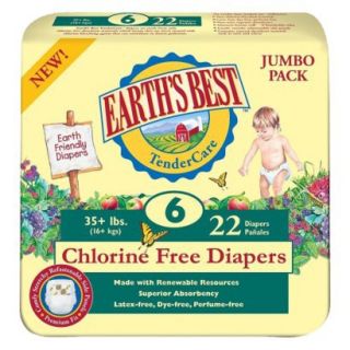 Earths Best Tender Care Diapers   Size 6 (88 Count)