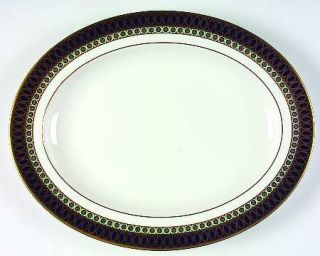 Royal Crown Derby Veronese 13 Oval Serving Platter, Fine China Dinnerware   Due