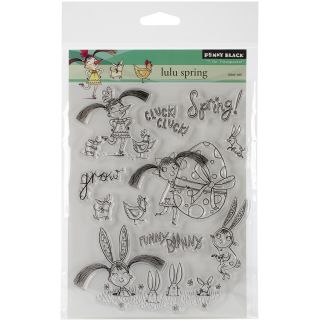 Penny Black Clear Stamps 5x6.5 Sheet lulu Spring