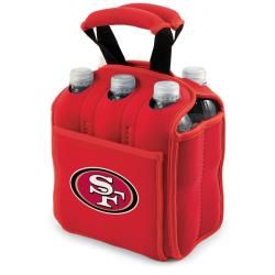 Picnic Time San Francisco 49ers Six Pack (RedDimensions: 6.75 inches high x 9.5 inches wide x 4.5 inches deepCompact designDouble top handlesSix (6) individual compartmentsTwo (2) interior chambers to hold gel or ice packs (not included) )