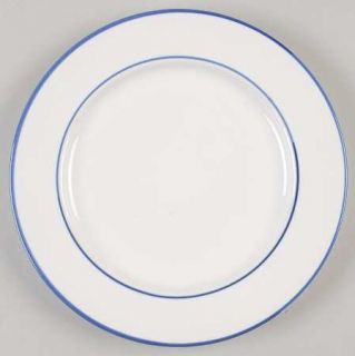 The Cellar Concentrics Blue Salad Plate, Fine China Dinnerware   Blue Trim & Ver