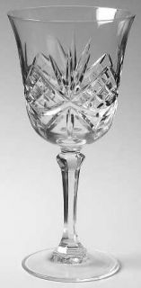 Royal Albert Rla2 Wine Glass   Cut Criss Cross & Fan On Bowl