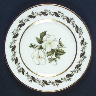 Royal Worcester Bernina Bread & Butter Plate, Fine China Dinnerware   White Flow