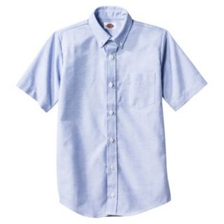 Dickies Boys Short Sleeve Oxford Shirt   Blue XL