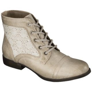 Womens Mossimo Supply Co. Kessi Crochet Boots   Taupe 6