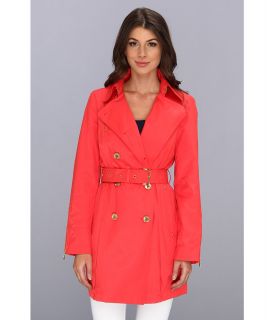 MICHAEL Michael Kors Double Breasted Trench M721065D Womens Coat (Red)