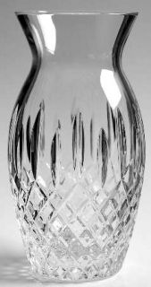 Lenox Mystic Flower Vase   Cut Criss Cross & Vertical Design
