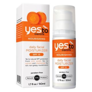 Yes To Carrots SPF15 Facial Moisturizer   1.7oz.