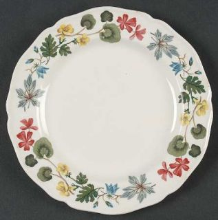Wedgwood Richmond Bread & Butter Plate, Fine China Dinnerware   Multicolor Leave