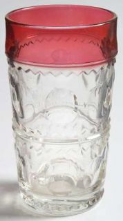 Tiffin Franciscan KingS Crown Ruby Flashed (Top Only) Highball Glass   Stem 401