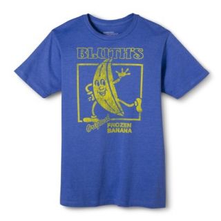 Mens Graphic Tee Vintage Bluth   Royal Blue S