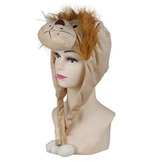 Unisex Fierce Male Lion Warm Fuzzy Kigurumi Aminal Beanie