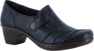 Womens Easy Street Emery   Navy Burnished Casual Shoes