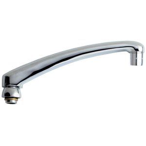Chicago Faucets L8JKABCP Universal 8 in. Brass L Type Swing Spout