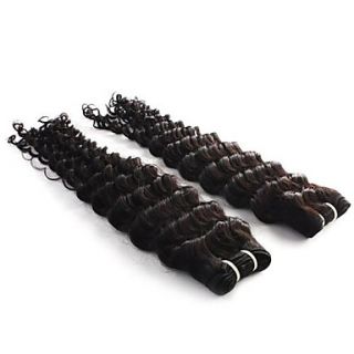 Mixed Lengths 20 22 24 Inch Popular Indian Deep Wave Weft 100% Unprocessed Remy Human Hair Extensions