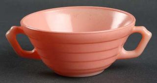 Hazel Atlas Moderntone Platonite Pastel Pink Cream Soup Bowl Only   Pastel Pink