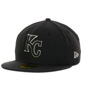 Kansas City Royals New Era MLB Black on Color 59FIFTY Cap