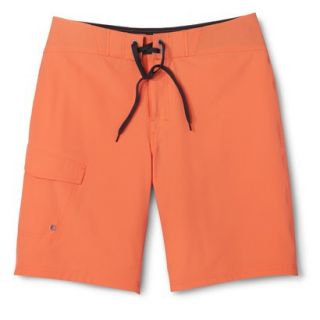 Mossimo Supply Co. Mens 11 Neon Orange Boardshort   Orange 30