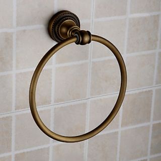 Antique Brass Finish Wall mounted Towel Ring