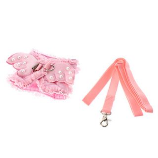 Little Pink Angel Style Harness with 120cm Leash (Assorted sizes)