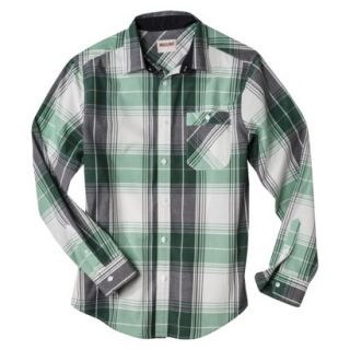 Mossimo Supply Co. Mens Button Down Shirt   Green Shakra M