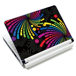 Colorful Cyclone Pattern Laptop Notebook Cover Protective Skin Sticker For 10/15 Laptop 18661