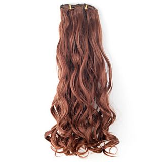 High Quality Synthetic 45cm Clip In Wavy Hair Extension 6 Colors to Choose