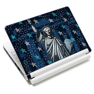 Statue Of Liberty Pattern Laptop Notebook Cover Protective Skin Sticker For 10/15 Laptop 18351