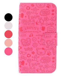 Faerie Print PU Leather Full Body Case for Samsung Galaxy S4 I9500