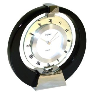 Bey Berk International Revolving Dial Face Mantel Clock Multicolor   CM682