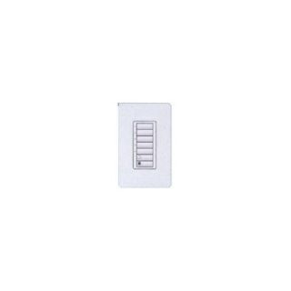 Lutron RALB5WAOWHP RadioRA 5 Button Master Control with All On/All Off Wall Control White