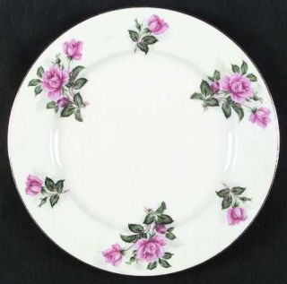 Noritake Linda Dinner Plate, Fine China Dinnerware   Rose Clusters On Rim