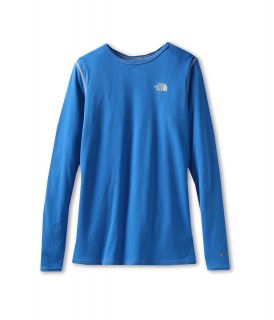 The North Face Kids Boys L/S Baselayer Tee Boys Long Sleeve Pullover (Blue)