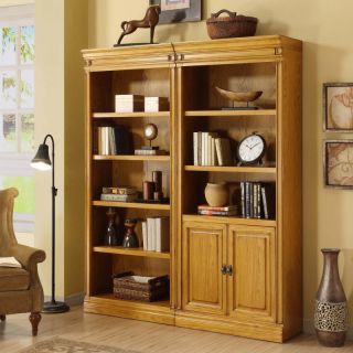Whalen Cambria Bookcase with Optional Bookcase with Doors Multicolor   WFM180 2