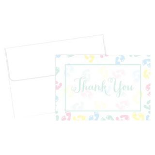 Baby Feet Thank You Note Cards