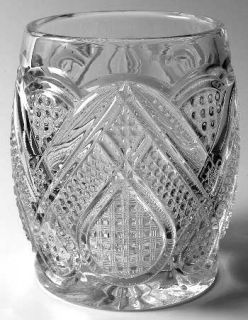 Heisey Fancy Loop Clear Cracker Jar, No Lid   Stem #1205, Pressed Glass, Loop De
