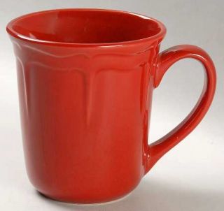 Better Homes and Gardens Simply Fluted Red Garnet Mug, Fine China Dinnerware   A