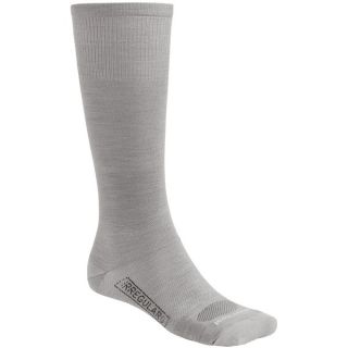 SmartWool PhD Ultralight Graduated Compression Socks   Merino Wool (For Men and Women)   SILVER/WHITE (S )