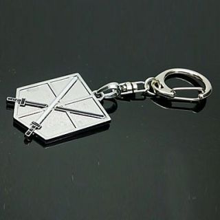 Attack on Titan Training Corps Badge Key Chain Cosplay Accessory