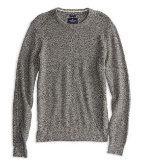 Grey AE Waffle Knit Sweater, Mens S