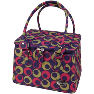Creative Options Crafters Tapered Tote 9.25x7.25x6 magenta/green/purple