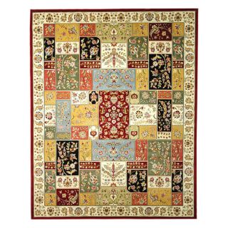Lyndhurst Collection Traditional Multicolor/ Ivory Rug (8 X 11) (MultiPattern: OrientalMeasures 0.375 inch thickTip: We recommend the use of a non skid pad to keep the rug in place on smooth surfaces.All rug sizes are approximate. Due to the difference of