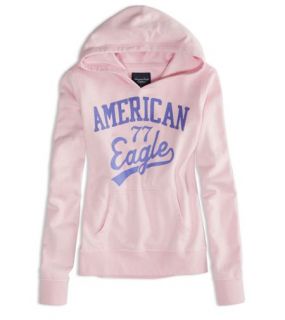 Sweet Lilac AEO Factory Hooded Pop Over, Womens M