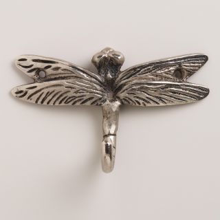 Dragonfly Metal Hooks, Set of 2   World Market