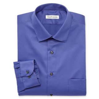 Van Heusen Lux Sateen Dress Shirt, Hyacinth, Mens