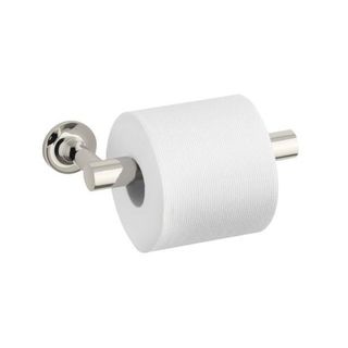 Kohler Purist Polished Nickel Pivoting Toilet Tissue Holder (Polished nickel Dimensions: 1.875 inches high x 8.188 inches long x 3.75 inches deep Assembly required )
