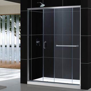 Dreamline Infinity Z Sliding Shower Door And 36x60 inch Shower Base