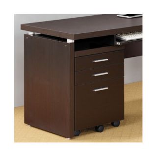 Wildon Home ® Beaver Mobile File Cabinet in Cappuccino 800894