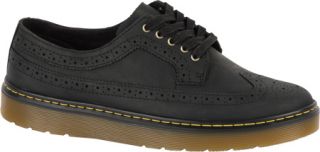 Mens Dr. Martens Floyd Brogue Shoe   Black Wyoming Lace Up Shoes