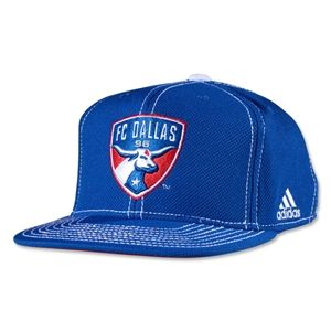 adidas FC Dallas Flat Brim Snap Back Cap